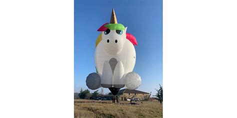 ARDÈCHE Annonay Lulu la licorne premier ballon à forme certifié