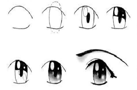 Ojos De Anime Para Dibujar Faciles Paso A Paso Como Dibujar Cabezas Y