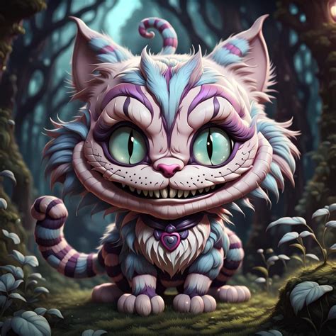 Chibi Cheshire Cat Ai Generated Artwork Nightcafe Creator