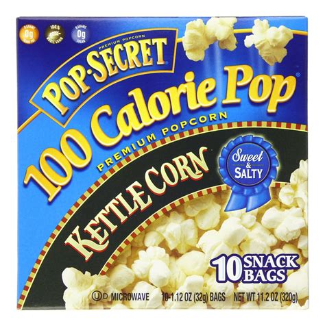 Amazon Pop Secret Calorie Popcorn Kettle Corn Ct Oz