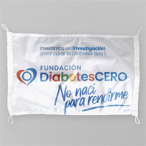 Bandera DiabetesCERO TIENDA SOLIDARIA DiabetesCERO