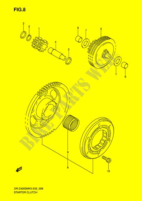 Roue Libre De Demarreur Pour Suzuki Dr Z Suzuki Catalogue