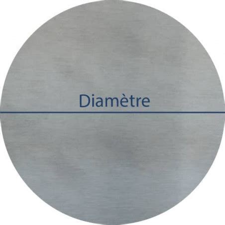 Plaque Aluminium Brut Ronde Sur Mesure D Coupe Sur Mesure