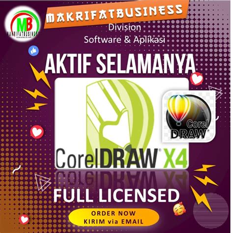 Jual Produk Aplikasi Software Design Grafis CORELDRAW X4 Full Version