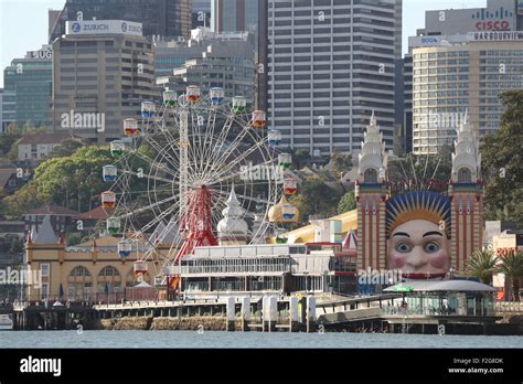 Luna Park Sydney Australia Stock Photo Alamy