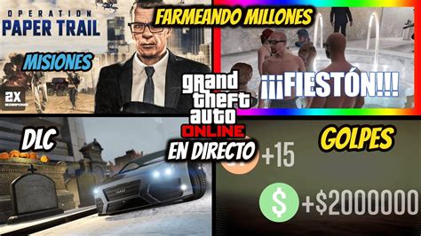 Directo Gta Online Ps Mejor Negocio Del Juego Farmeando Millones