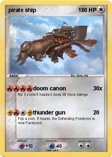 Pokémon pirate ship 5 5 - doom canon - My Pokemon Card