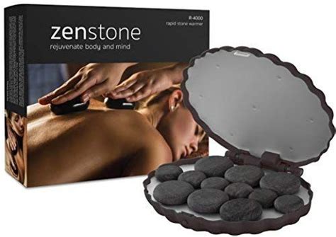 Zenstone Professional Hot Stone Therapy Kit Rapid Waterless Tech 12 Stones