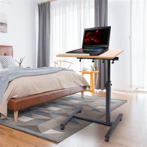 YYBUSHER Adjustable Mobile Rolling Laptop Desk & Reviews | Wayfair