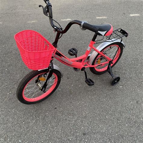 Велосипед розовый неон колеса R16 – купить в Находке, цена 4 000 руб ...