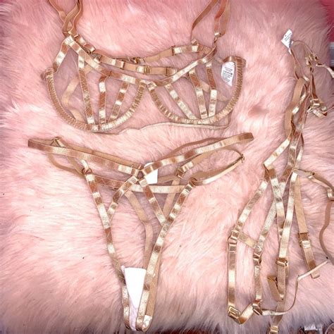 Intimates Sleepwear 3 Piece Sexy Mesh Lingerie Set Poshmark