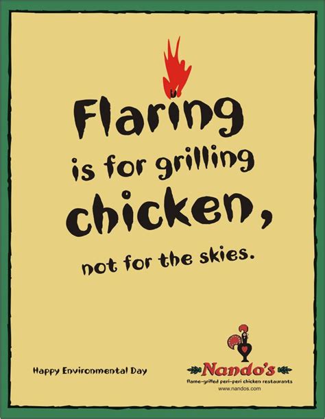 Nandos Print Advert By Bates Gas Flaring Ads Of The World™