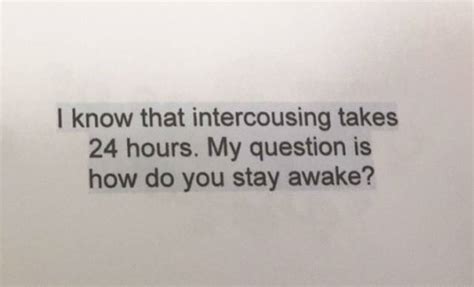 Sex Ed Questions That Dont Make Any Sense At All Barnorama