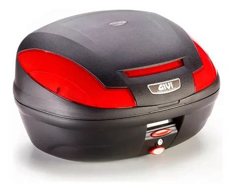 Bau Bauleto Givi Litros Simply Monolock Vermelho Brinde