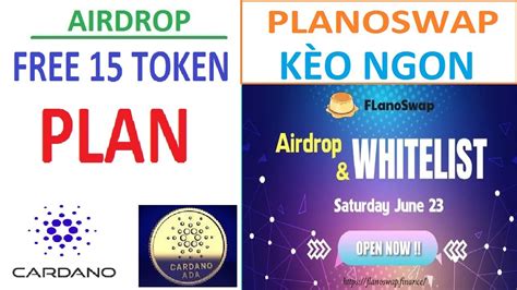 Crypto Fx Kèo ngon Airdrop Planowap mạng Cardano tiềm năng