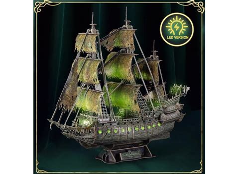 Flying Dutchman Pirate Ship D Puzzleled Puzzle Pirate Etsy