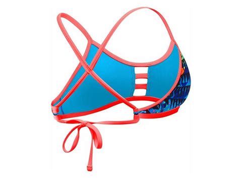 TYR Machu Schwimmbikini Vent Tieback Top Bikini Bottom Blue Multi
