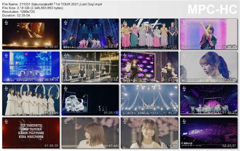 211031 Sakurazaka46 「1st Tour 2021」last Day Misaka46