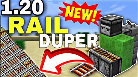 Minecraft 1 20 Unlimited {rail Duplication Glitch Farm} Duper Tutorial In Java Bedrock