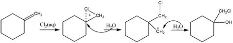 Give the structure of the alkene that could be used as a sta | Quizlet