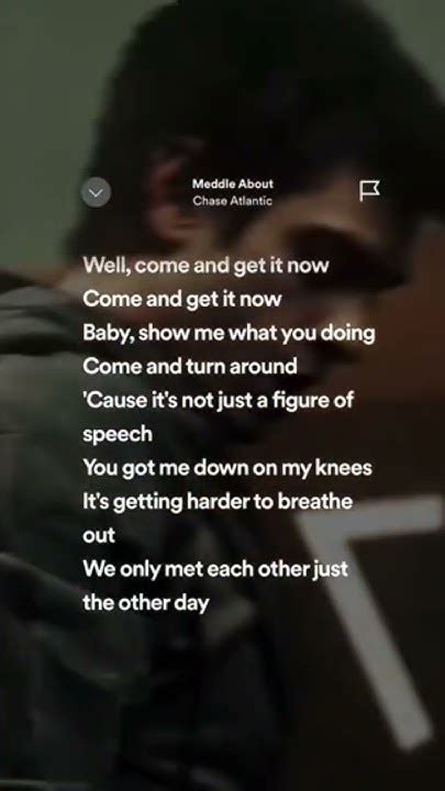 Meddle About Chase Atlantic Lyrics Lyricvideo Music Spedup Song Youtube