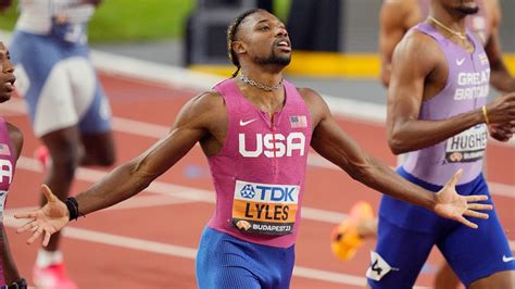 Noah Lyles Wins Third Straight World Championship At 200 Meters Wusa9