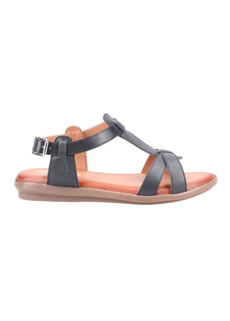 Hush Puppies Kate Black T Bar Sandals Matalan