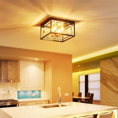 Agv Lighting Cl035g Modern Flush Mount Ceiling Light Fixture Close To Ceiling Light E12 Base 3