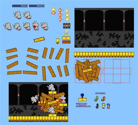 Mlss Reznors Sprites Sheet By Pxlcobit On Deviantart Sprite Deviantart Super Mario Bros