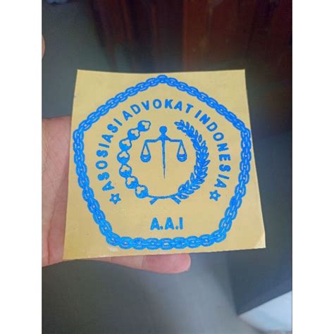 Jual Stiker Asosiasi Advokat Indonesia AAI Shopee Indonesia