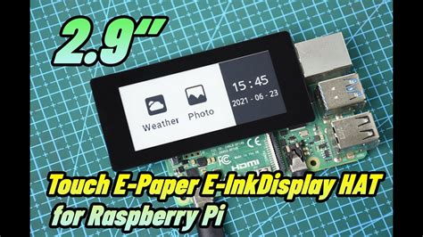 Waveshare 2 9inch Touch E Paper Display HAT For Raspberry Pi 5 Points