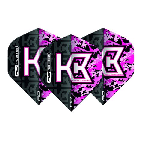 Red Dragon Keegan Brown Hardcore Darts Flights Dartshopper