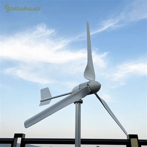 SMARAAD 3000W Horizontal Wind Turbine Generator Windmill With Free MPPT