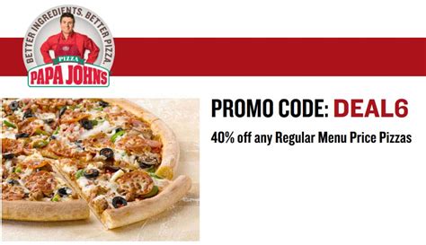 Papa Johns Coupon Codes July 2024 Josee Malissa