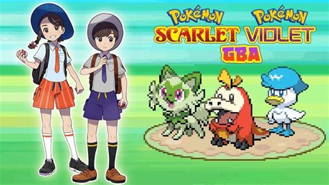 POKEMON ESCARLATA Y PURPURA PARA GBA HACK ROM CON FORMAS REGIONALES DE