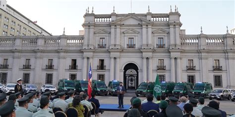 S E El Presidente De La República Gabriel Boric Font Participa De Entrega De Nuevos Vehículos