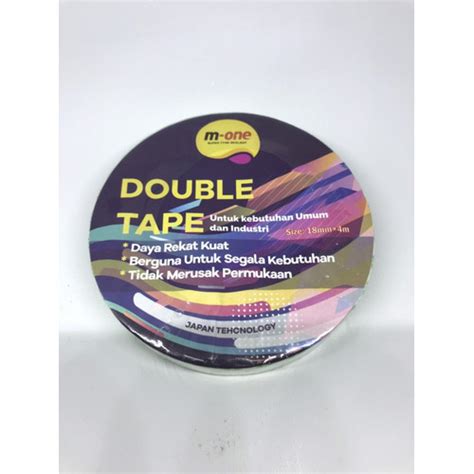 Jual Double Tape Mounting Pe Foam Tebal Solasi Busadobel Tip 18 Mm