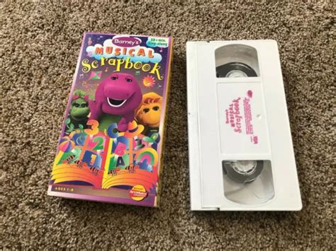 BARNEY - BARNEYS Musical Scrapbook (VHS, 1997) $17.58 - PicClick CA