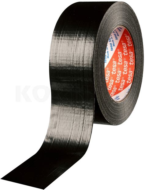 Tesa 4613 Gaffa Tape Duct Tape Standard 48mm Schwarz 50m