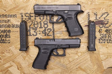 Glock Gen Mm Police Trade In Pistols With Night Sights Fair