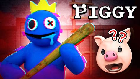 Roblox Piggy But Playing As Rainbow Friends Youtube