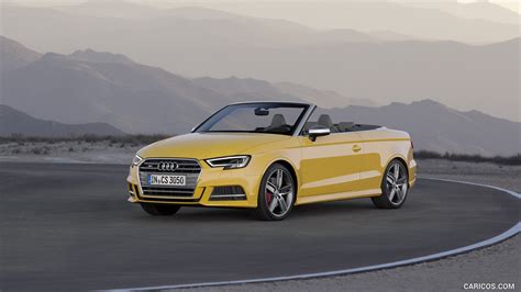 2017 Audi S3 Cabriolet (Color: Vegas Yellow) - Front | Caricos