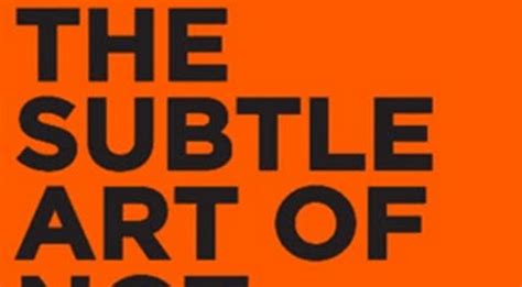 BOOK REVIEW The Subtle Art Of Not Giving A Fuck By Mark Manson