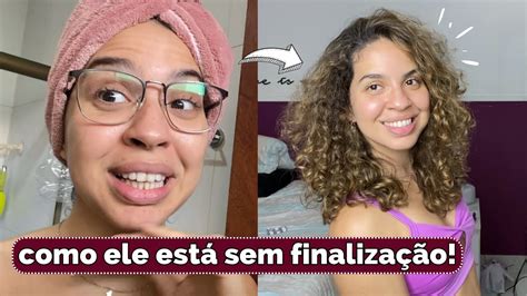 Como Est O Meu Cabelo Ondulado Ap S A Descolora O Sem Finaliza O