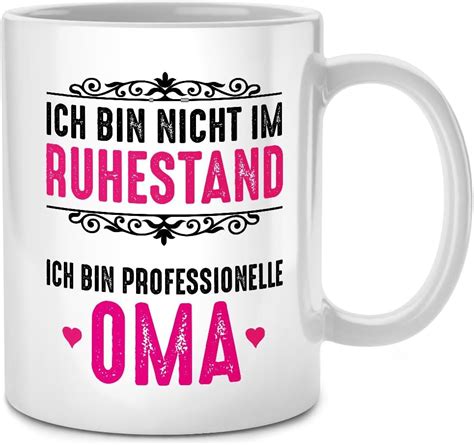 Seness Ich Bin Nicht Im Ruhestand Ich Bin Professionelle Oma Tasse