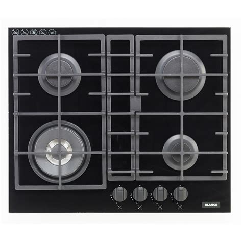 Blanco 60cm Gas On Glass Cooktop Including Wok Burner Bunnings Australia