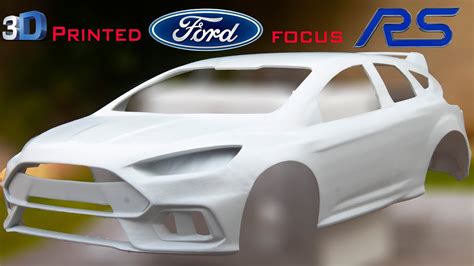 3d Printed 8th Scale Ford Focus Rs Part1 How To Design Printable Model In Sketchup Scale