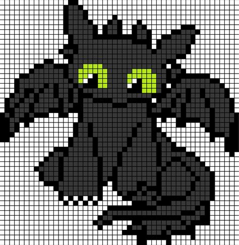 Toothless Pixel Art By DragonArtist12 On DeviantArt