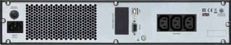 ИБП Easy Online APC SRV 3000VA, выходное напряжение 230 В, стоечный тип ...