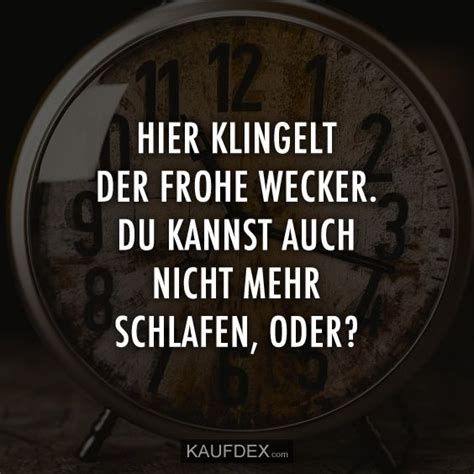 An Alarm Clock With The Words Her Klingelt Der Frohe Wecker